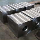 كتلة فولاذية مزورة SAE8620 بلوك فولاذي مزورة أداة L6 بلوك فولاذي A36 صفيحة مربعة فولاذية